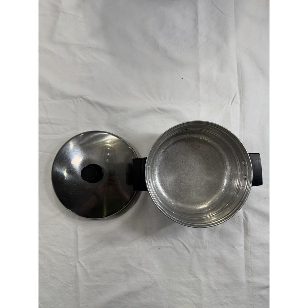 Vintage Stainless Steel 7” Pot With Lid Mardigian 18/8 Tri-ply Made In U.S.A